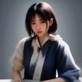 豪门国际首席资源官林思雅，优雅专业的女性高管形象，着正装手持平板，展现国际化视野